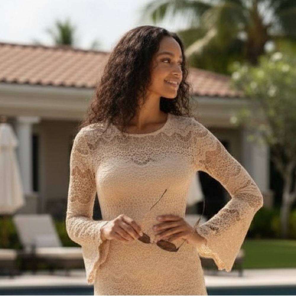 Crystal Doll Lace Boho Dress - Picture 3 of 7